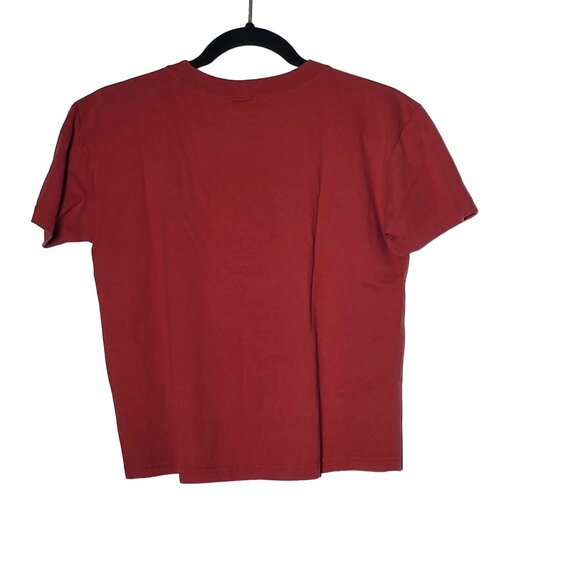 Guess Jeans Womens Red Star Graphic T-Shirt Size Medium Large Y2K 90s Americana - Picture 2 of 9